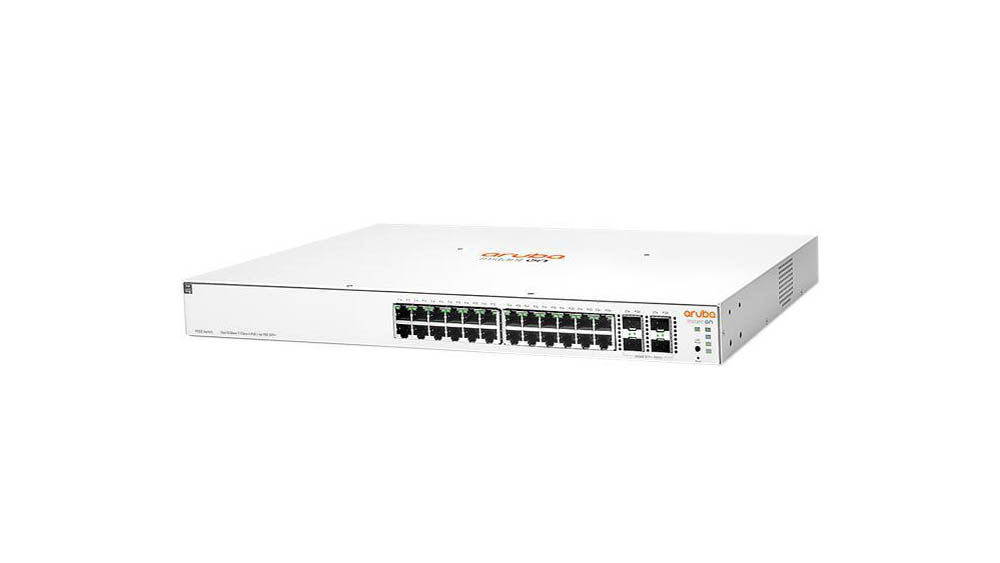 HPE Aruba 1930 JL683A - 24xGigabit Poe + 4xSFP Ports, 195W Power Budget ...