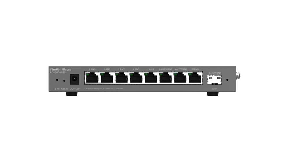 Reyee RG-EG209GS - Cloud Managed Router 8x Gigabit, 1x SFP Uplink Ports ...