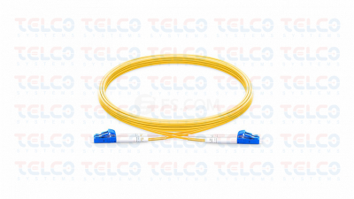 Patch cord LC/UPC-LC/UPC SM Duplex , PVC2.0MM, 1 meter (1m)