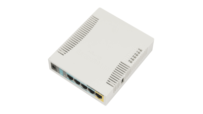 RB951Ui-2HnD - 2.4 GHz WiFi როუტერი ჩაშენებული ანტენებით, 5x Ethernet პორტი, USB